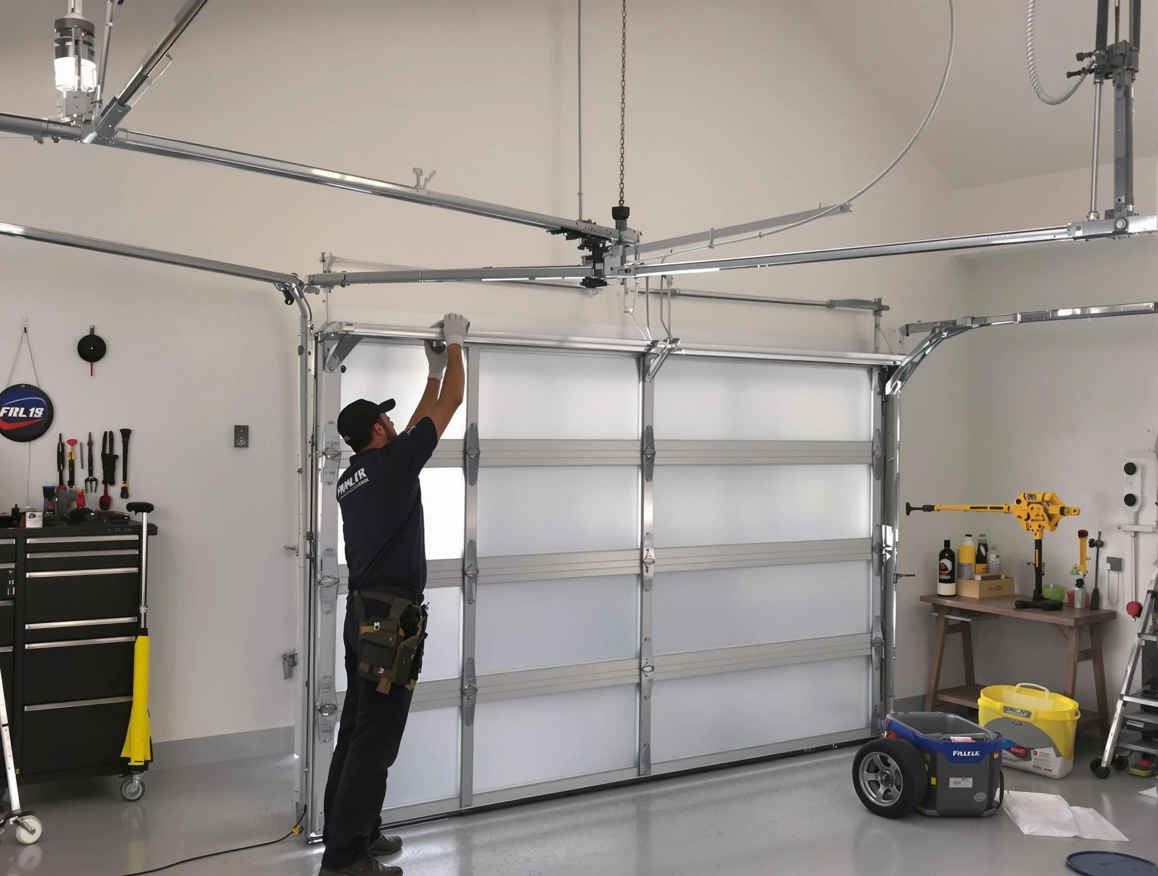 Waltham Garage Door Repair certified team performing precision garage door installation in Waltham