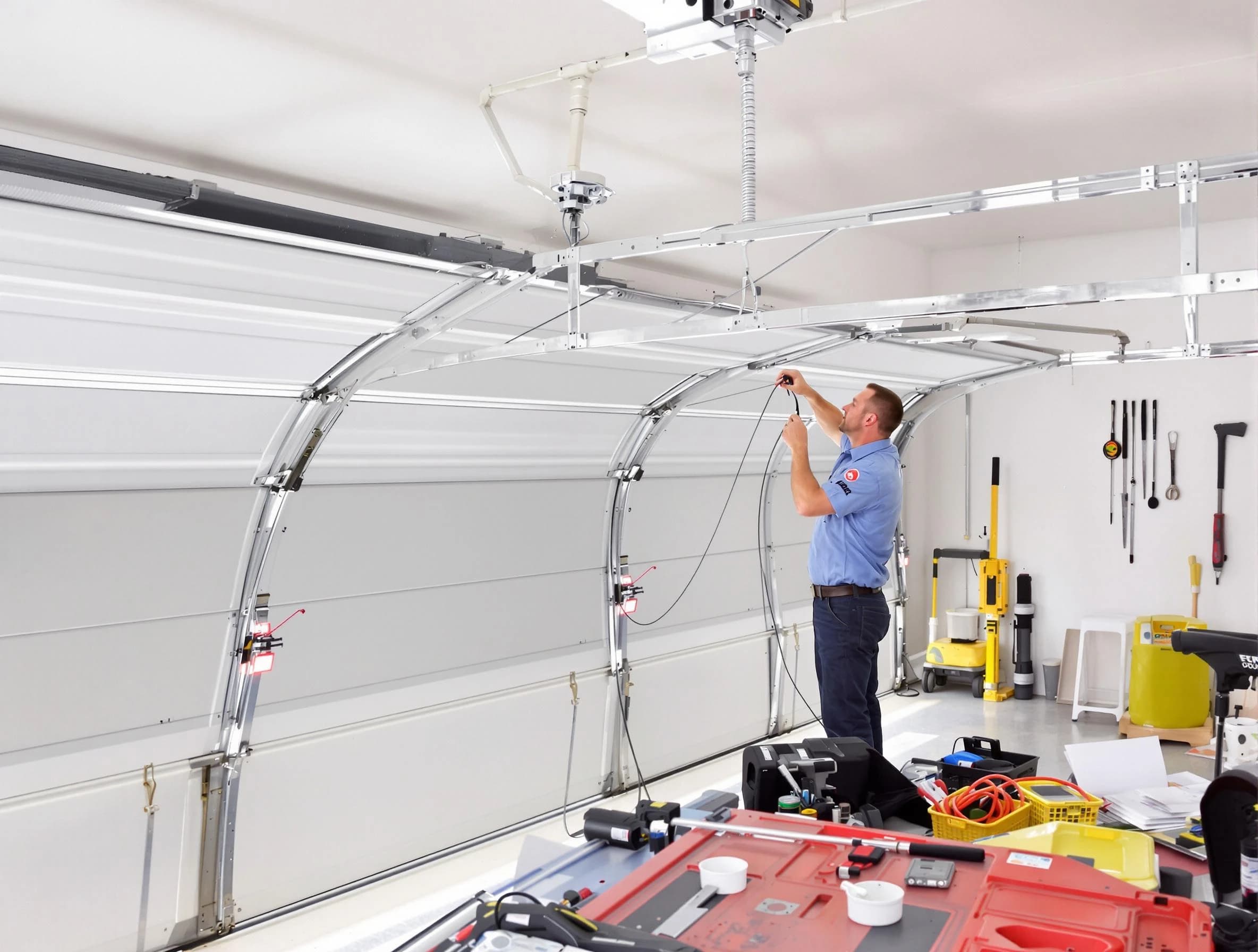 Garage door cable repair service by Waltham Garage Door Repair in Waltham