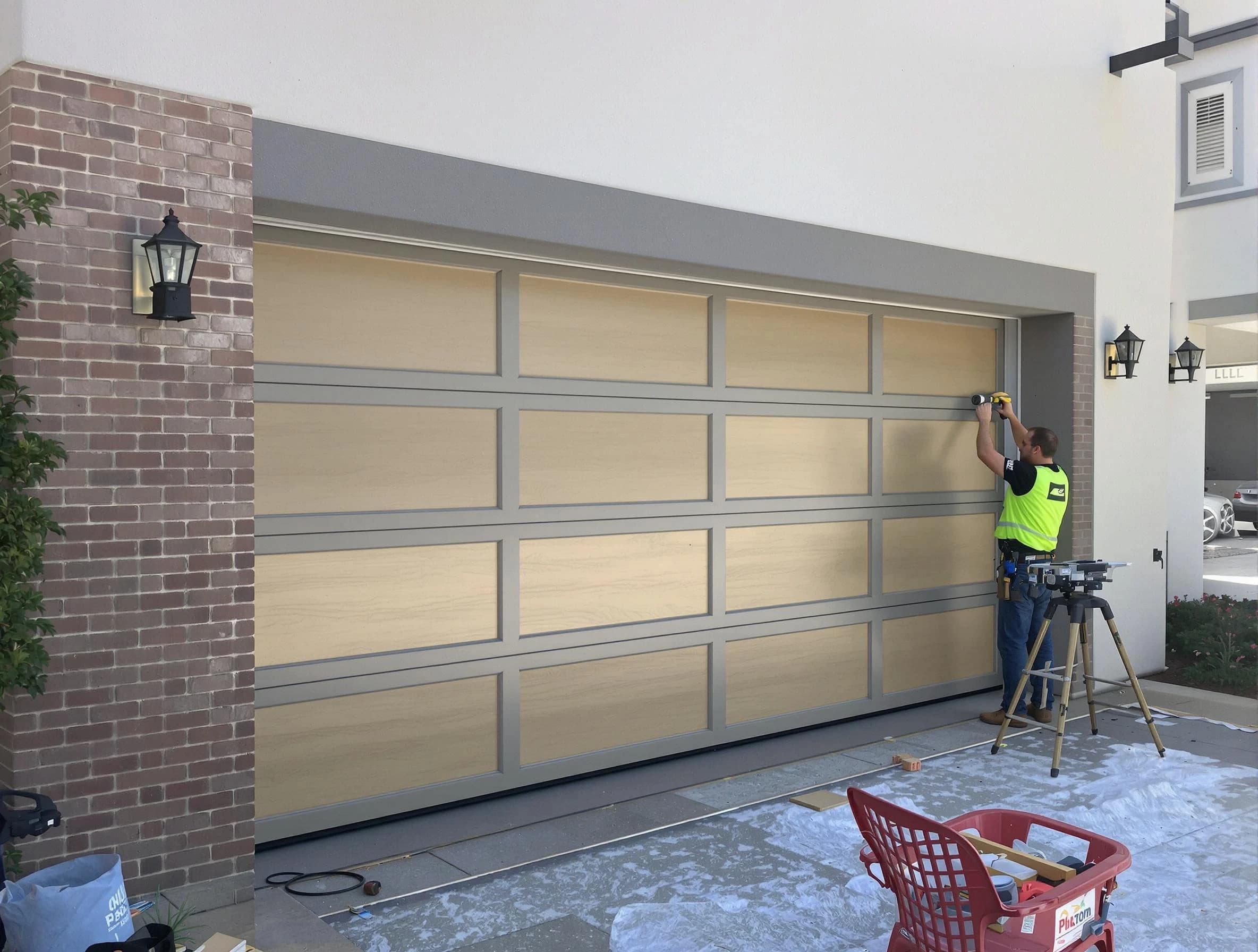 Garage door replacement service by Waltham Garage Door Repair in Waltham