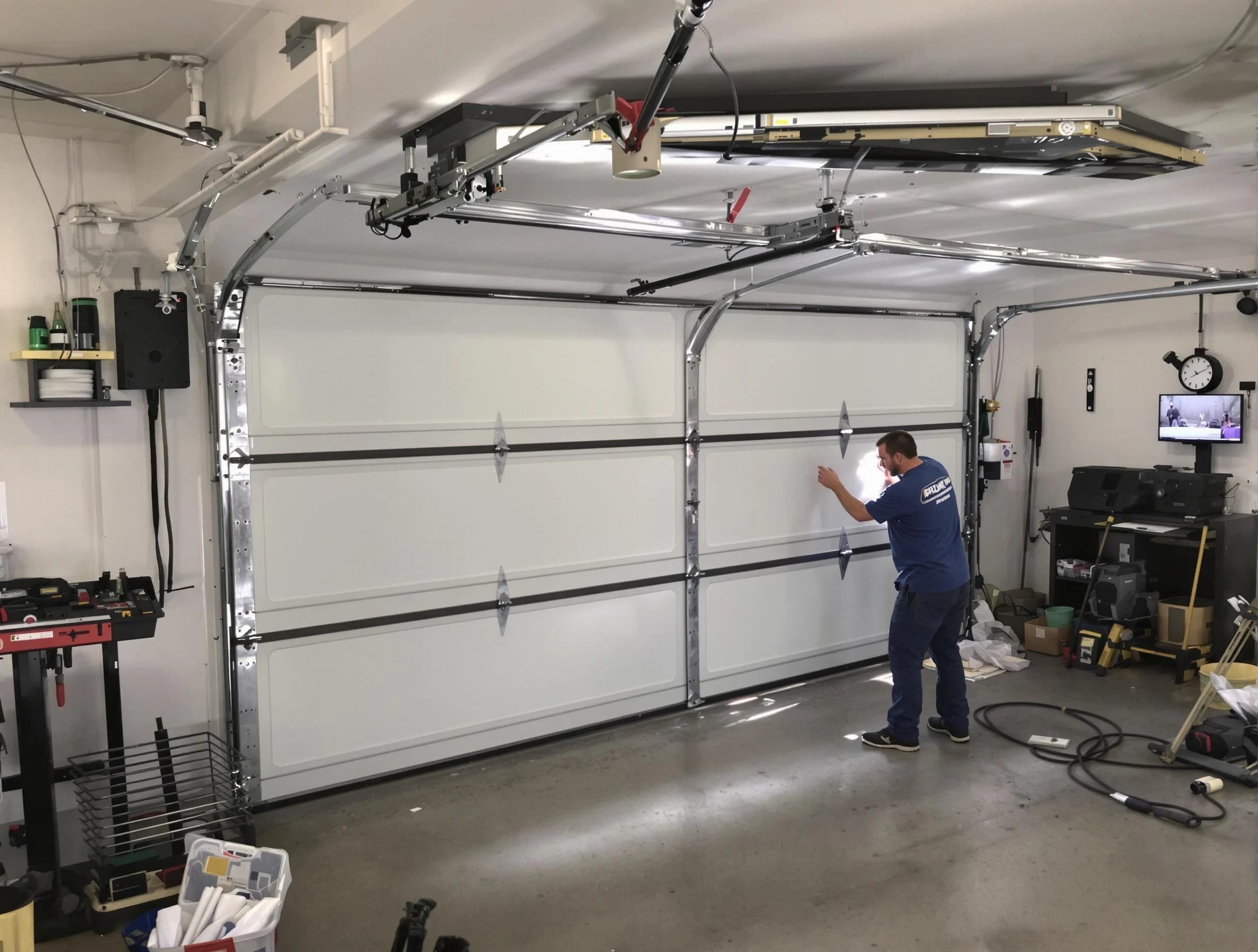Professional garage door repair service by Waltham Garage Door Repair in Waltham