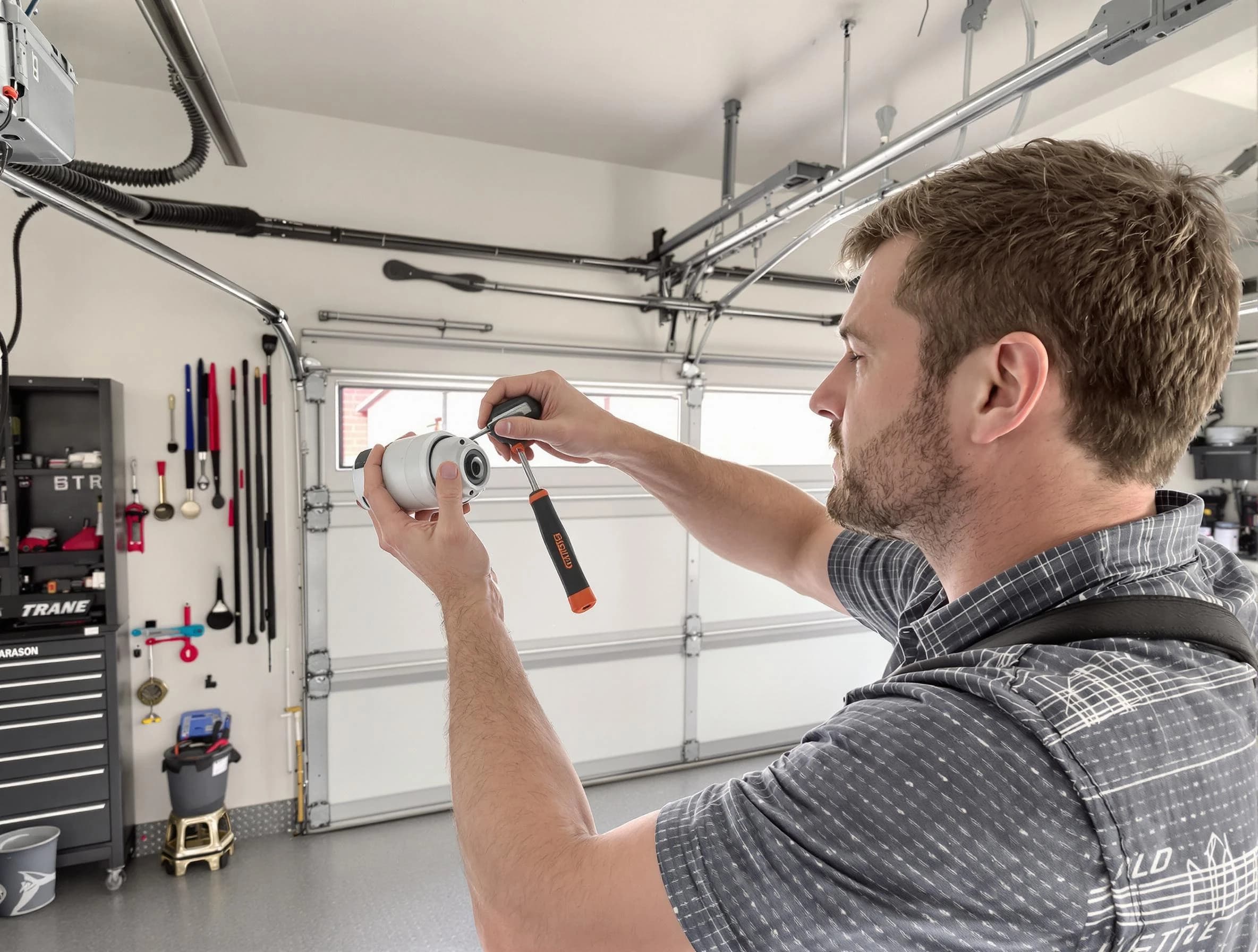 Garage door opener repair service by Waltham Garage Door Repair in Waltham