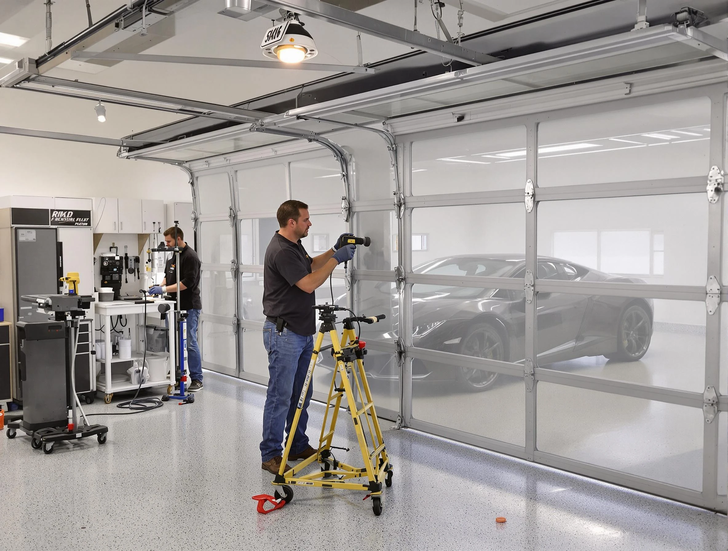 Garage Door Dents Repair in Waltham