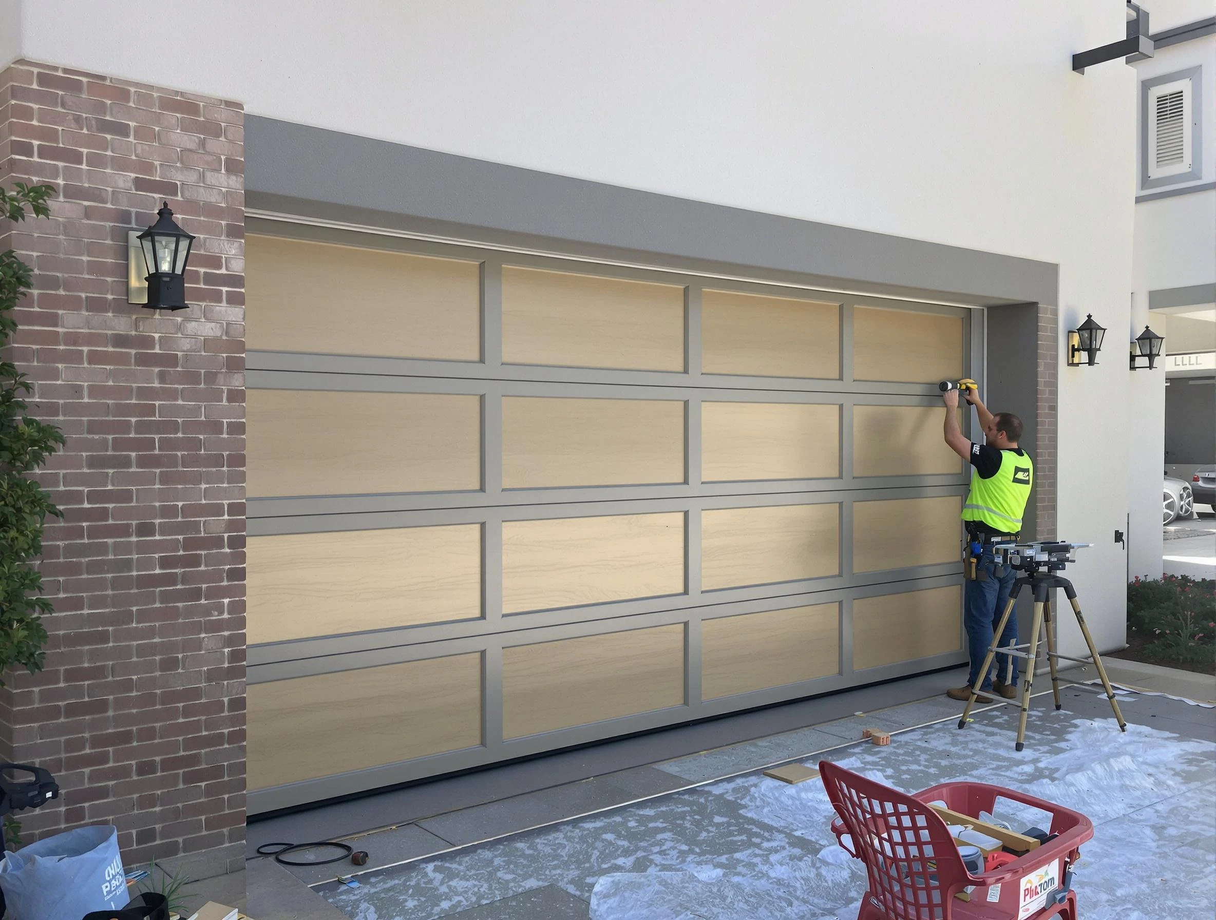 Garage door replacement service by Waltham Garage Door Repair in Waltham